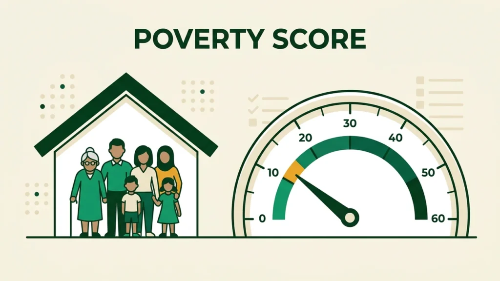 BISP poverty score explained